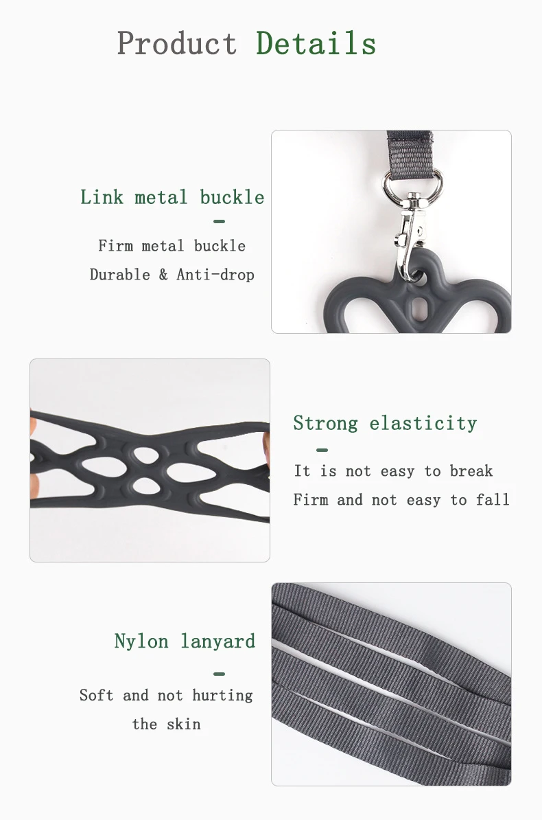 Универсальный силиконовый чехол-держатель для телефона чехол шейный ремешок