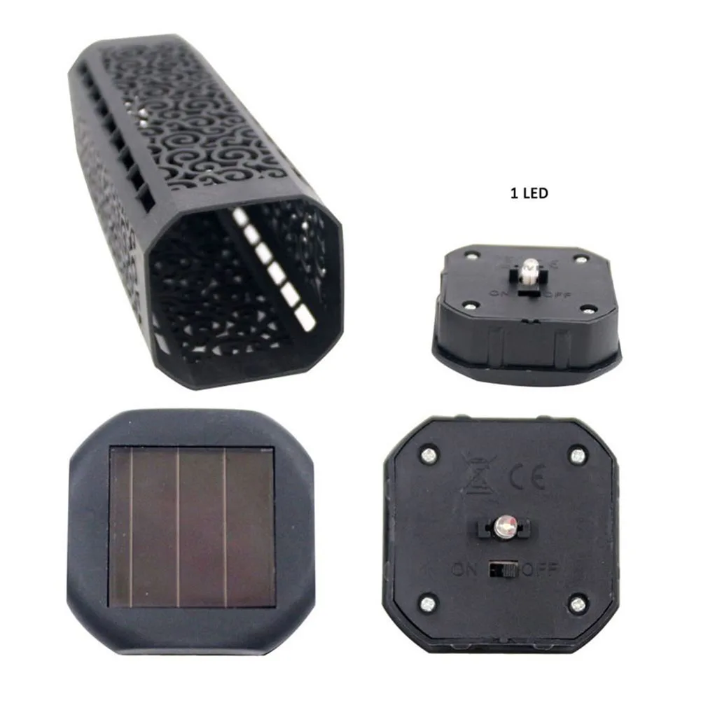 

Outdoor Decoration Garden Metal Circle Pattern Solar Lights Stake Waterproof Landscape Outdoor Lights Accessories