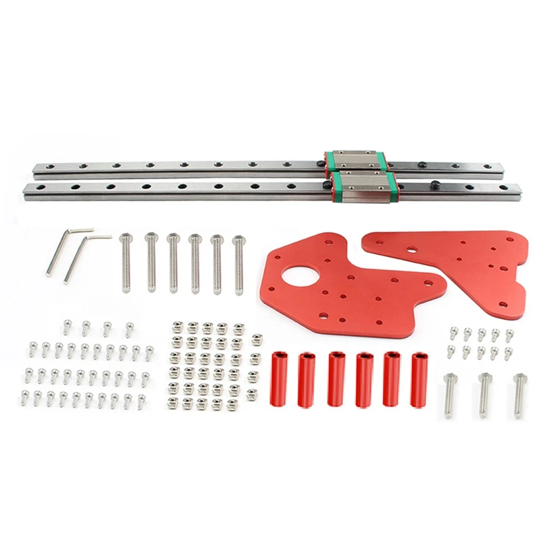 

3D Printed Parts Accessories for Ender-3/3S/PRo Dual Z-Axis Linear Guide with Back Plate Kit