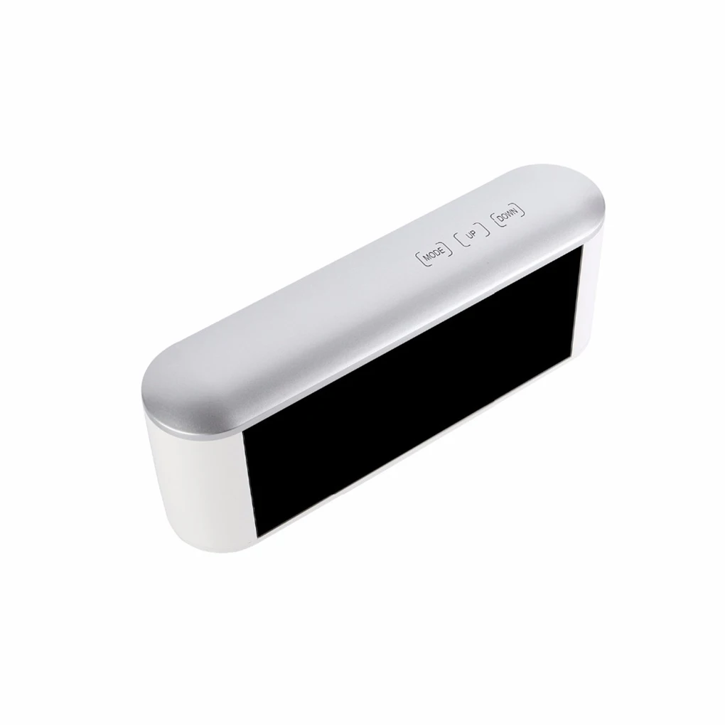 Цифровой будильник для спальни 12H 24H USB с большим светодиодный дисплеем функция