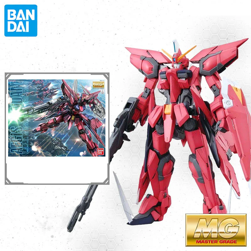 

Original Bandai MG 1/100 MOBILE SUIT GUNDAM SEED GAT-X303 AEGIS Assembly Model Collection Action Figure Toy