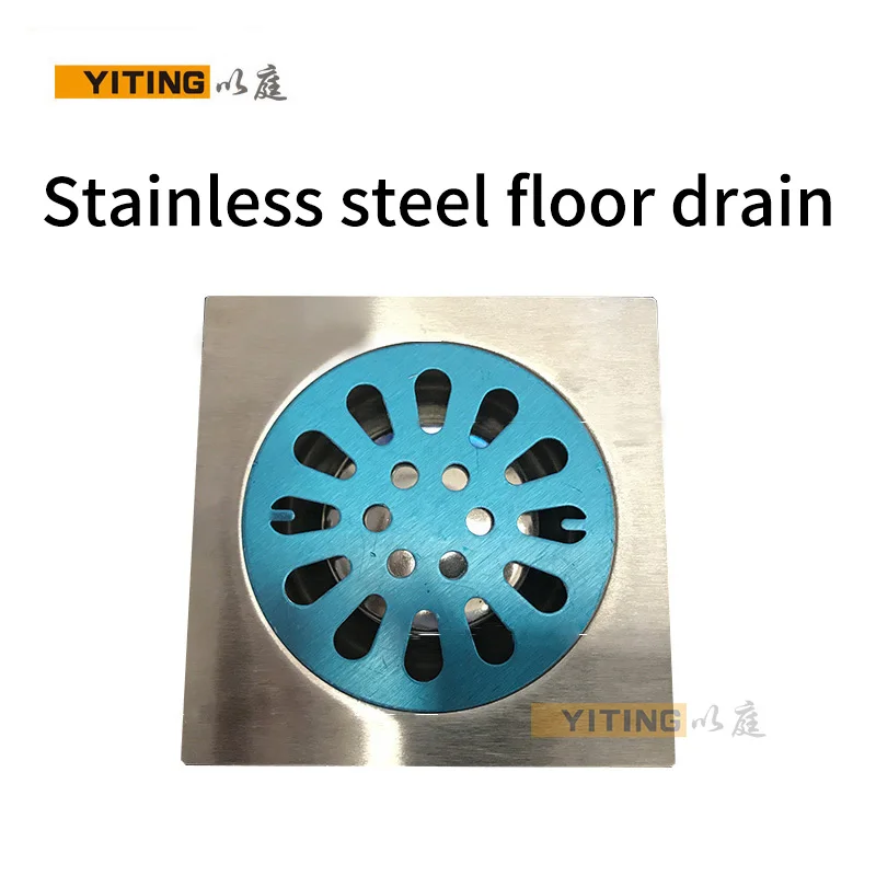 Квадратный дренаж для душа напольная решетка из нержавеющей стали ванной