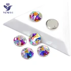 YANRUO 3288 круглый Xirius кристалл AB пришивные камни стеклянные бриллианты 8 больших 8 маленьких пришивных камней для одежды Ювелирные изделия ручной работы украшения на платье