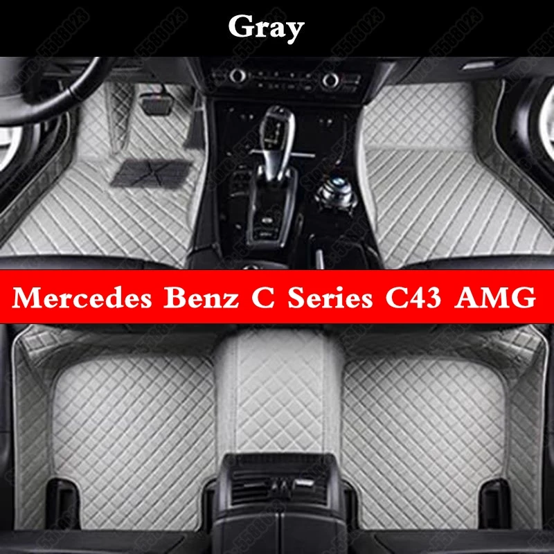 Пользовательские автомобильные коврики для Mercedes Benz C Series C43 AMG C63 C180 C200 C250 C280 C300 C350