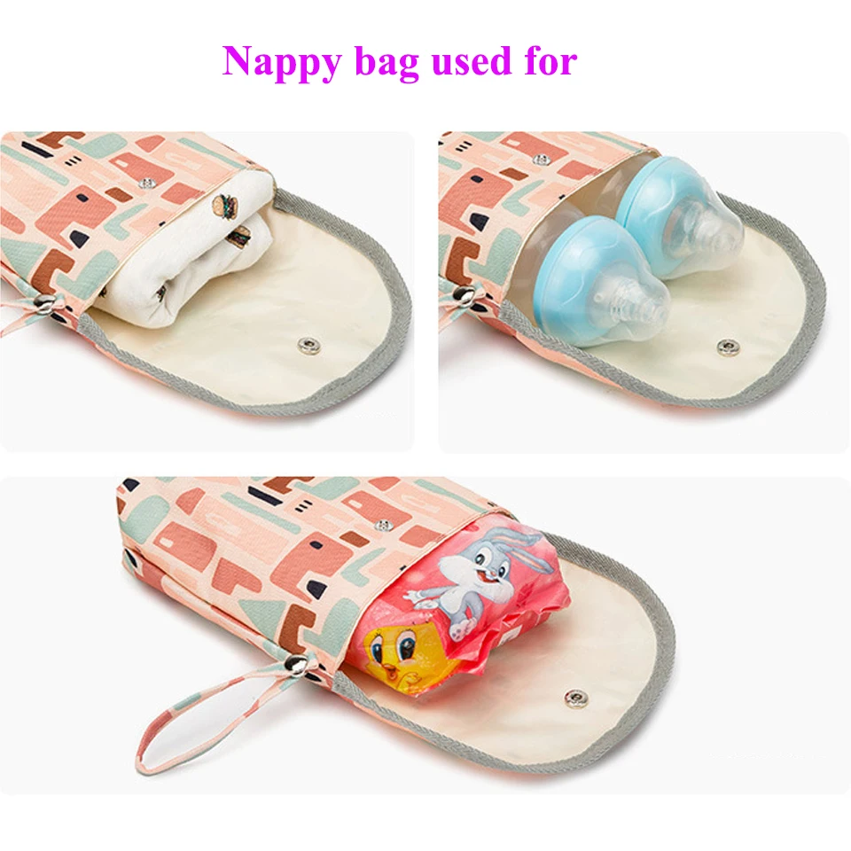 Детские сумки для подгузников многоразовые модные водонепроницаемые пеленки