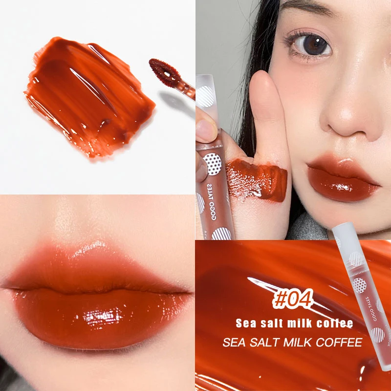 

Mirror Gloss Lip Gloss Intense Color Lip Colour Tint Liquid Lipstick 8 Colors Lips Makeup Cosmetics TSLM1