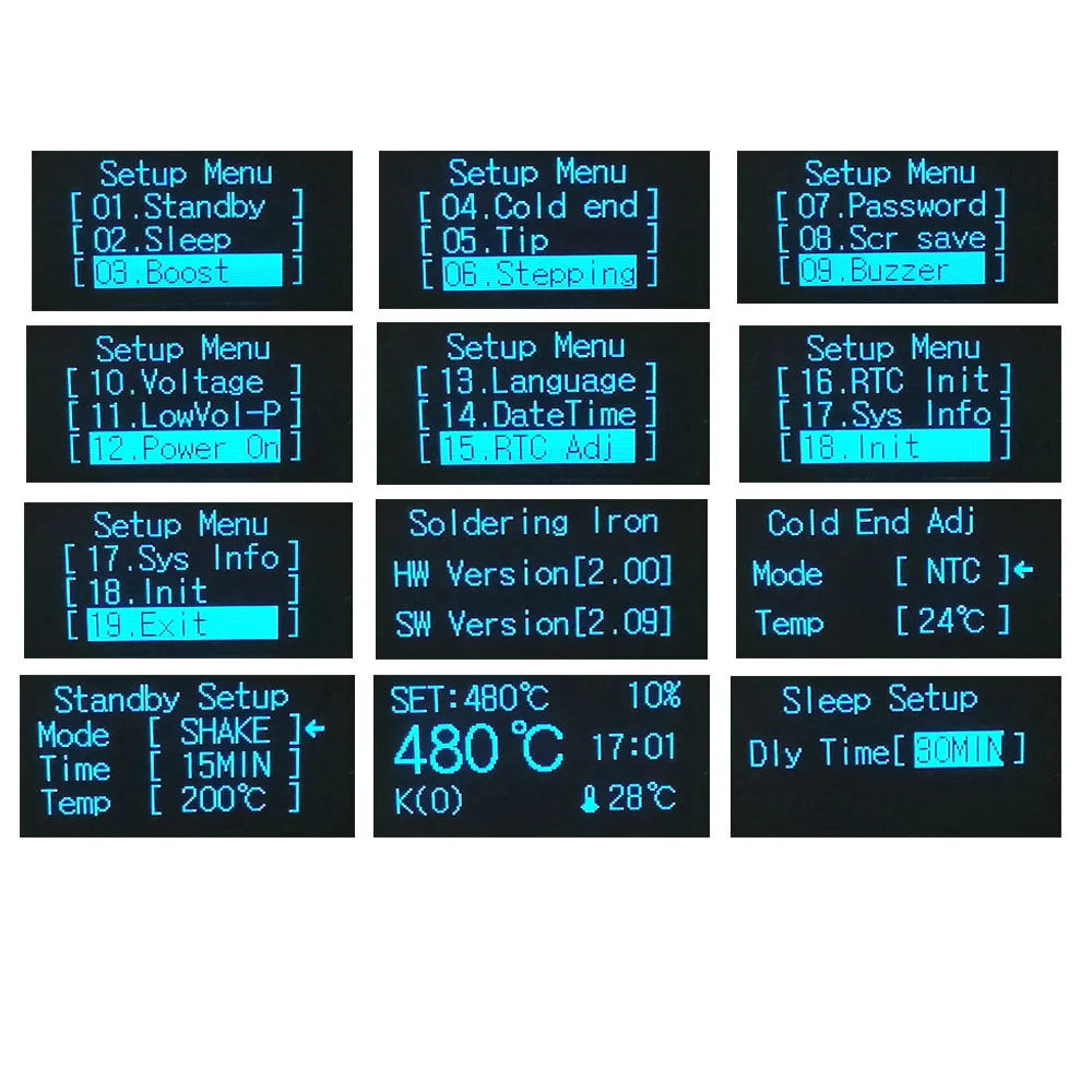 KSGER T12 паяльная станция AC/DC T12 железные наконечники STM32 OLED V2.0 Электрический контроллер алюминиевый сплав DIY наборы сварочные инструменты 907