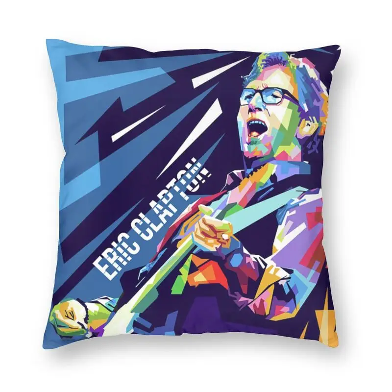 Разноцветная наволочка для подушки Эрик Клэптон Wpap домашние декоративные