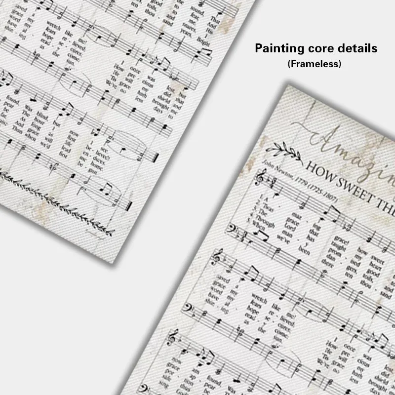 

Amazing Grace Poster HD Print Oil Painting on Canvas Picture Artwork for Home Walls Living Room Decor Unframed