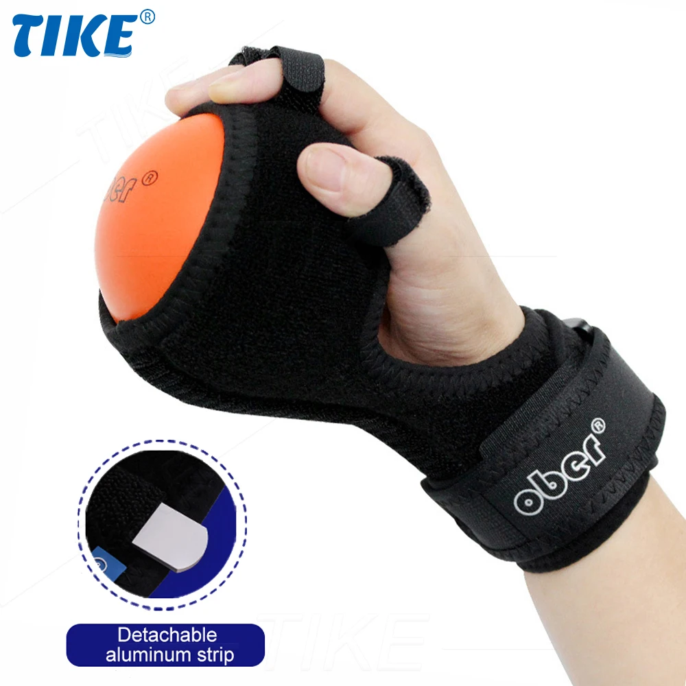 Тренировочная шина для пальцев TIKE Grip Strength Ball антиспазматическая ортоза пальца из