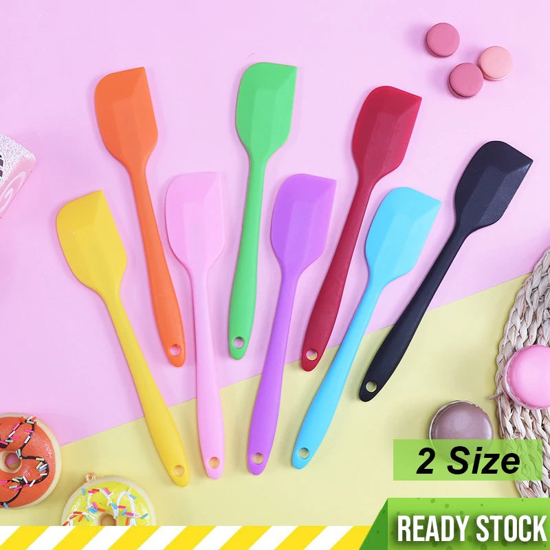 

1Pcs Non-Stick Butter Silicone Cream Baking Scraper Heat-Resistant Cake Brush Pastry Scraper Butter Mixer Kitchen Baking Tool