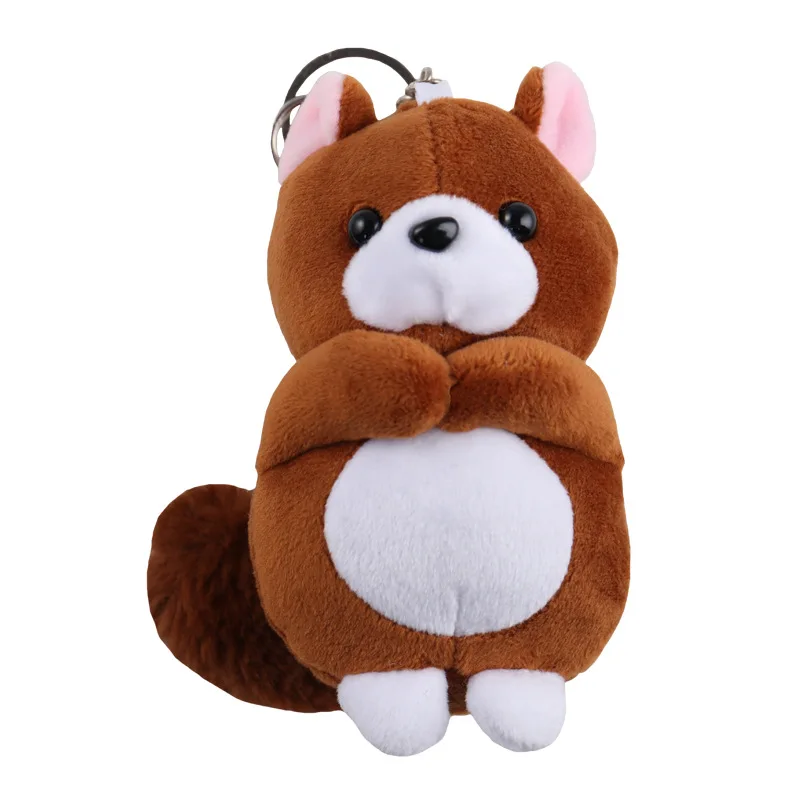 Модные украшения милая плюшевая игрушка в виде белки кукла-подвеска аксессуары