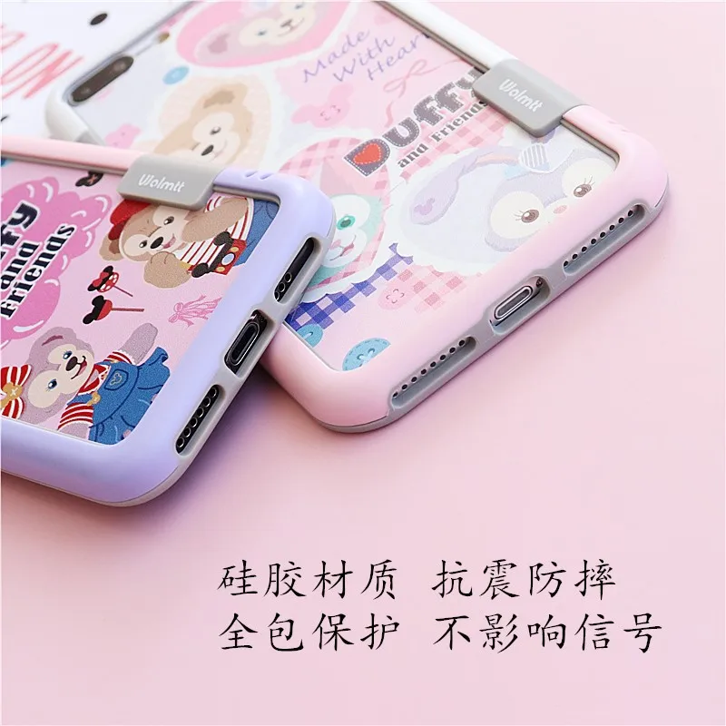 Для iPhone11pro max 8 7Plus противоударный бампер+ Duffy пленка для экрана из закаленного стекла для iPhone Xsmax xr 7 8 plus 6S 11 ремешок