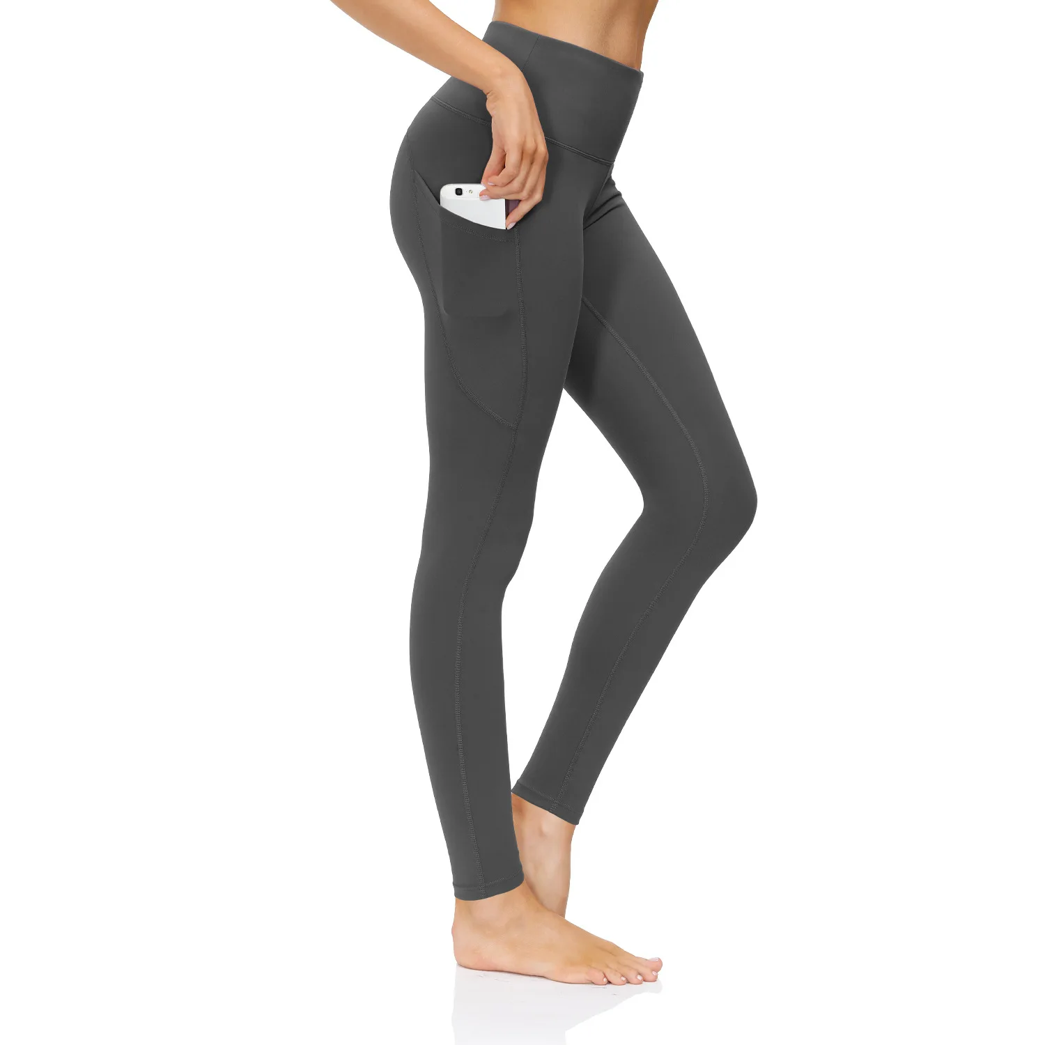 

Women Yoga Leggings No Front Seam Buttery Soft Woman Workout Leggins Pant for Gym Sports Fitness moisture wicking Dropshipping