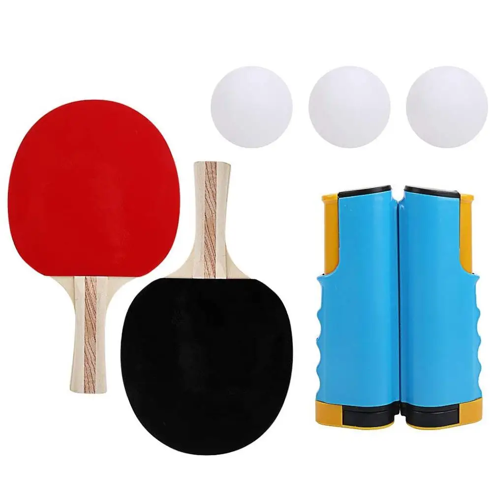 

Wood Random Colors Table Tennis Table Table Tennis Set Table Tennis Net Portable Game Racket Movement Durable Practical Play