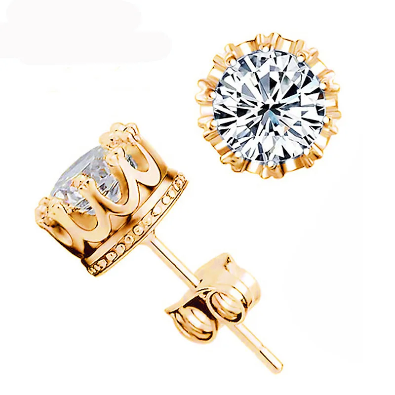 Модные ювелирные украшения корона женские классические блестящие циркониевые