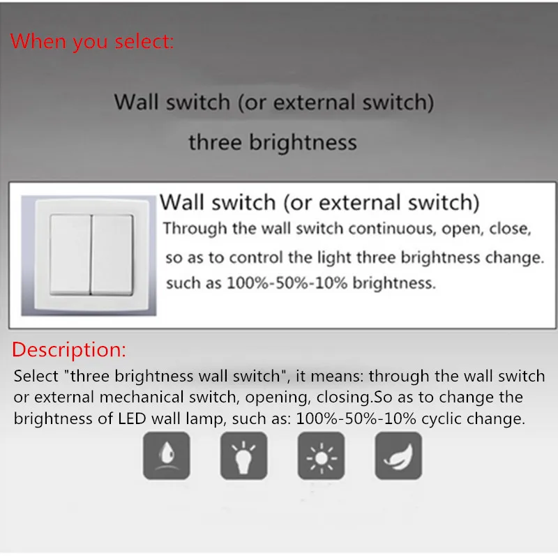 3 brightness (sw) Современный светодиодный настенный светильник Wandlamp 39-100 см, 8 Вт-19 Вт, бра из нержавеющей стали, настенный светильник для ванной комнаты, зеркало, передний светильник, лампа для ванной комнаты - Цвет абажура: 3 brightness (sw)