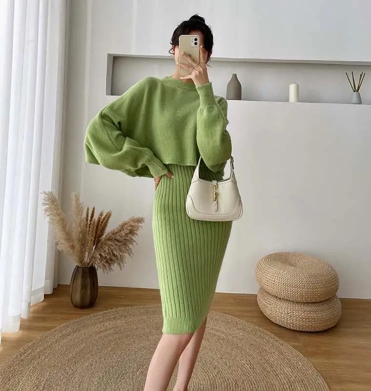 EWSFV 2021 осень-зима новый стиль небольшой соль жареная уличная мода юбка костюм