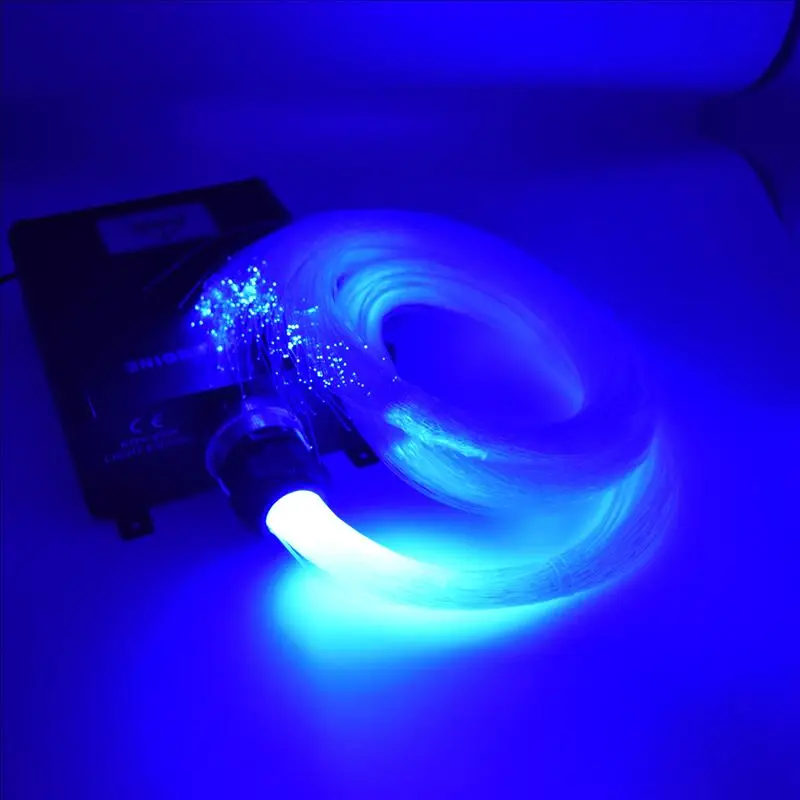 1X Высокое качество 45 Вт RGB цветной светодиодный волоконно-оптический световой двигатель с 24key ИК-пультом дистанционного управления