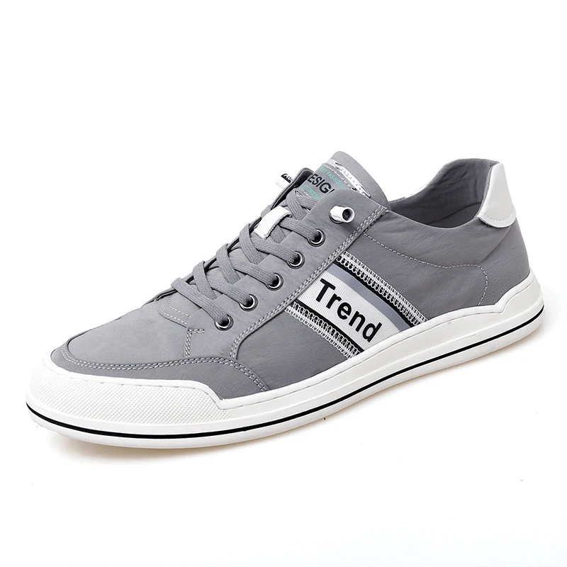 

New 2021 Fashion Men Vulcanize Shoes Trend Sneakers Men Summer Flat Canvas Shoes Outdoor Walking Breathable Casual Board Shoes