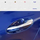 4 шт. прозрачные наклейки на дверные ручки автомобиля для SEAT Leon MK3 Ibiza 5F 6L 6J Altea EXEO Toledo 3 Cordoba Alhambra автомобильные аксессуары