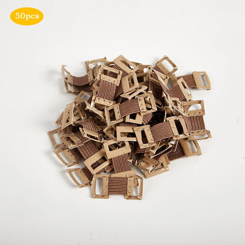 

50 шт. зажимы для бандажа Сменные эластичные зажимы для бандажа эластичные металлические зажимы