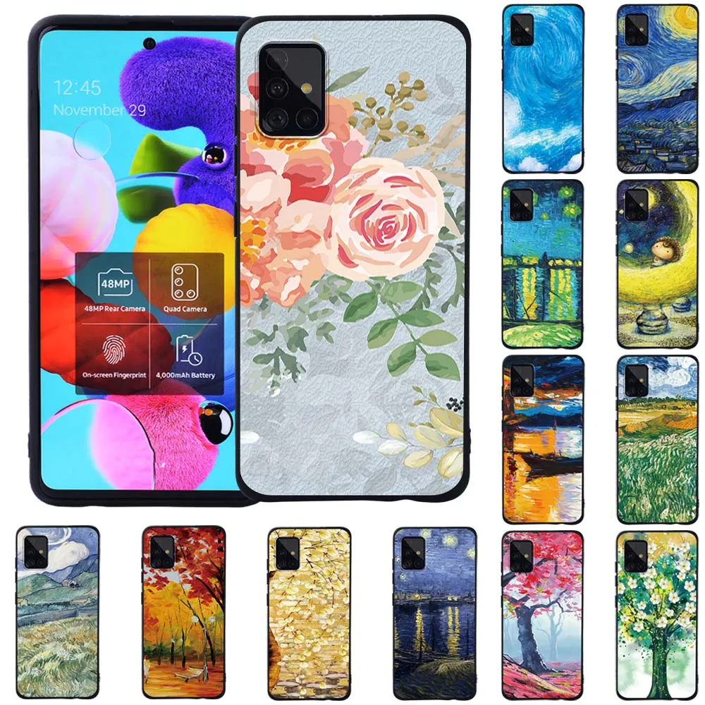 

Mobile Phone Case for Samsung Galaxy A10/A20E/A30S/A40/A50/A50S/A70/A70S/A51/A71 Silicone Phone Cover Soft Case