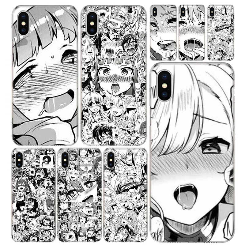 

Waifu Anime girl japan face Phone Case Cover For iPhone 13 11 Pro 12 Mini 7 8 6 6S Plus + XR X XS MAX SE 5 5S Art Customized