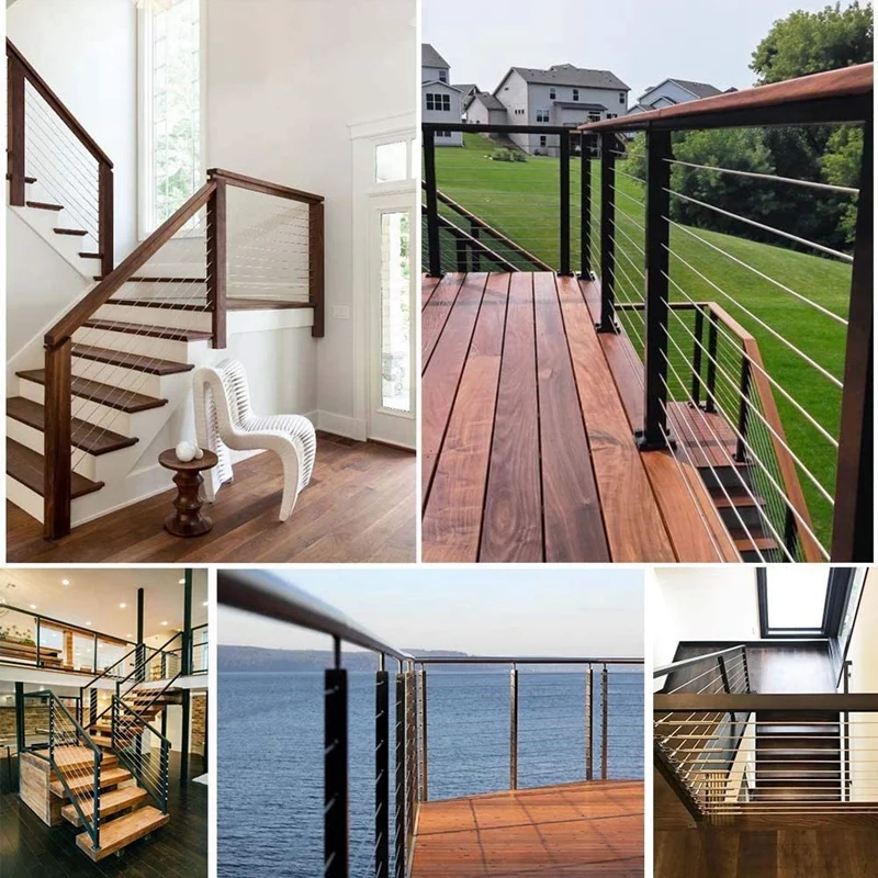 

2 Set 316 Stainless Steel Right Left Handed Thread Swage Lag Screws,100mm & 1/8 Inch