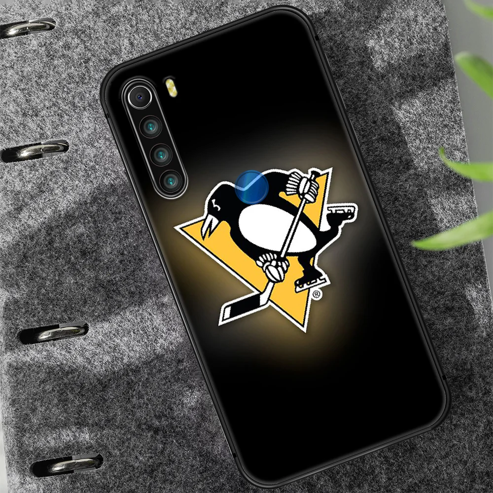 

Pittsburgh Penguin Phone Case Cover Hull For XIAOMI Redmi 7 7a 8 8a 9 10X NOTE 6 7 7s 8 8t 9 9s Pro Max black Back Soft Funda