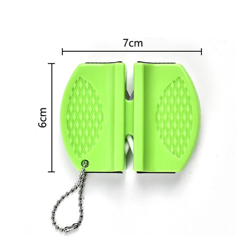 

Mini Ceramic Rod Knife Sharpener Double-sided Tungsten Portable Butterfly Type Whetstone Sharpener Sharpening Knives Stone