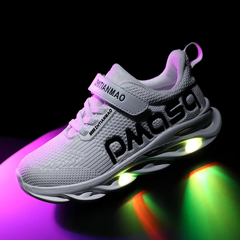 Одежда высшего качества спортивная Осенняя детская светодиодный Перезаряжаемые