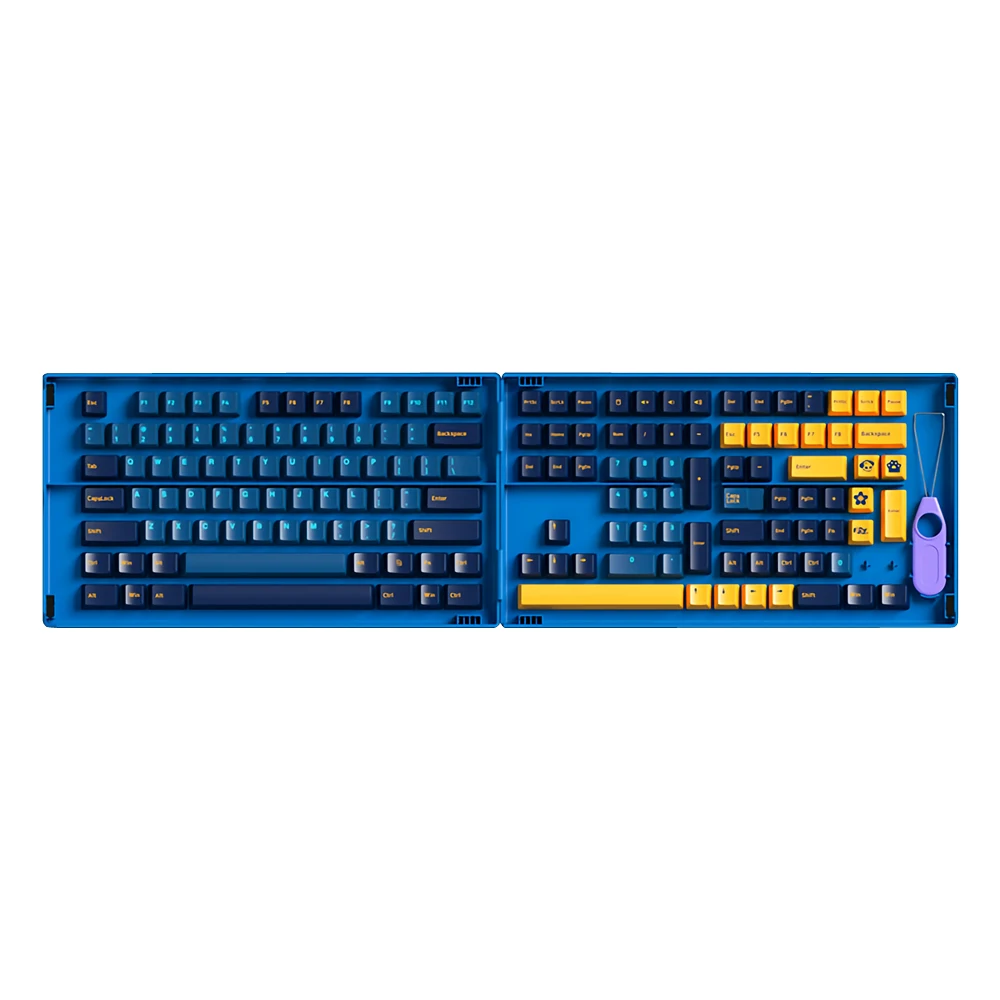 

Macaw Keycaps for Mechanical Keyboard 157 Keys Cherry Profile PBT Two Color Dye Sublimation Customized PC Gamer