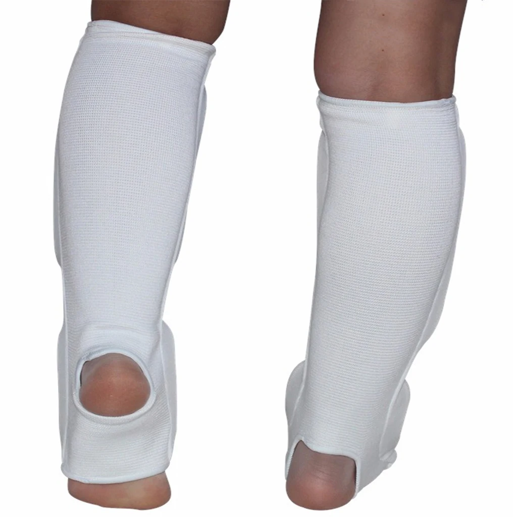 Тхэквондо каратэ MMA Shin Instep Защита уха защита ног прокладки для женщин и мужчин