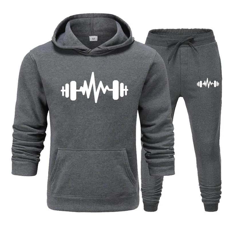 

102 / 5000 Translation results Men's Sportswear Sets Hoodie + Pants Casual Tracksuit 2 Piece
