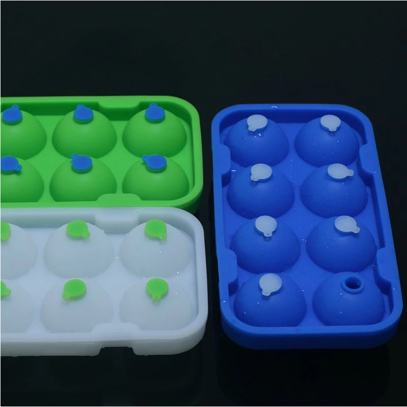 Форма для приготовления льда виски коктейлей 6 отверстий лоток большая круглая