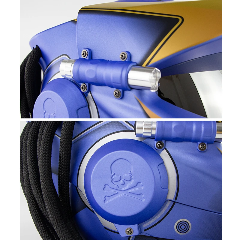 Шлем мотоцикла SOMAN Predator с косами высокого качества, индивидуальный защитный экран, косплей, каска, шлем.