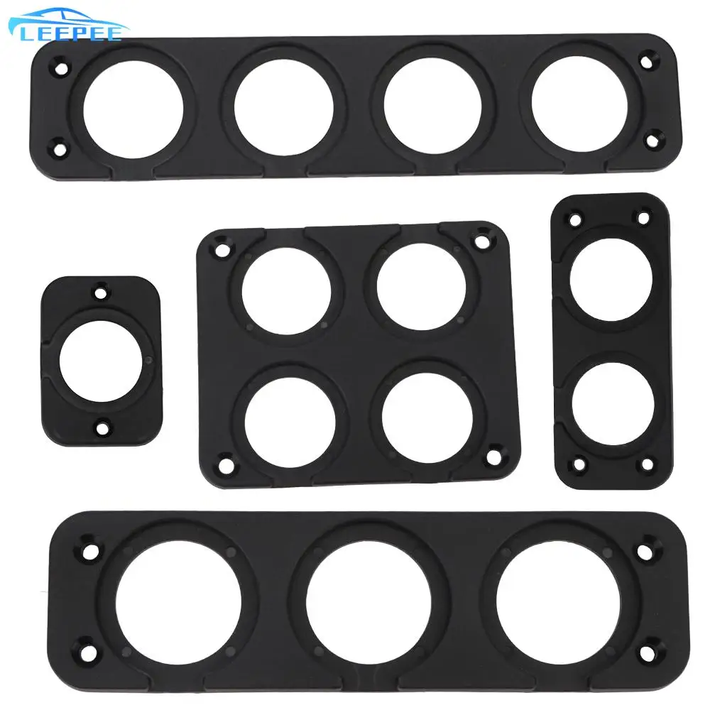 Cart Car Usb Panel Charger Switch Voltmeter Mounting Plate