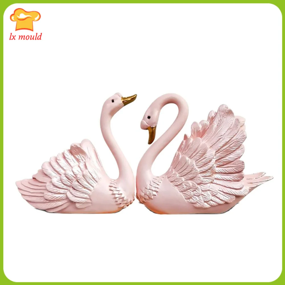 

LXYY Новый 3D элегантный лебедь в форме короны, аксессуары для выпечки сахарной глазури