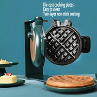 vertical waffle machine waffle maker commercial muffin machine household double sided heating breakfast waffle making machine