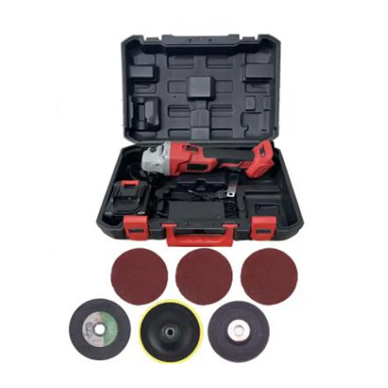 

Brushless Angle Grinder 18V Lithium-Ion Grinding Machine Cordless Electric Grinder Polishing Cutting Power Tools