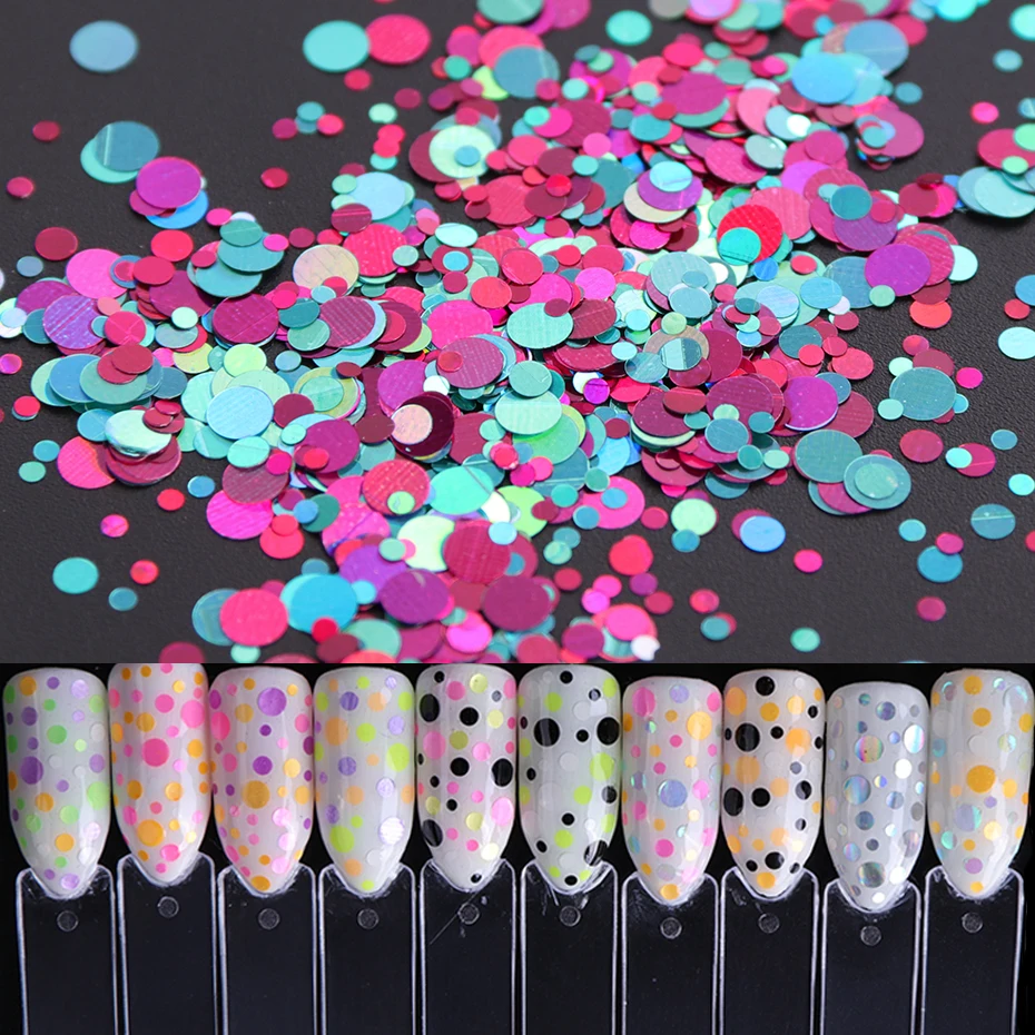 Блестки для ногтей 5 цветов|Блестки ногтей| |