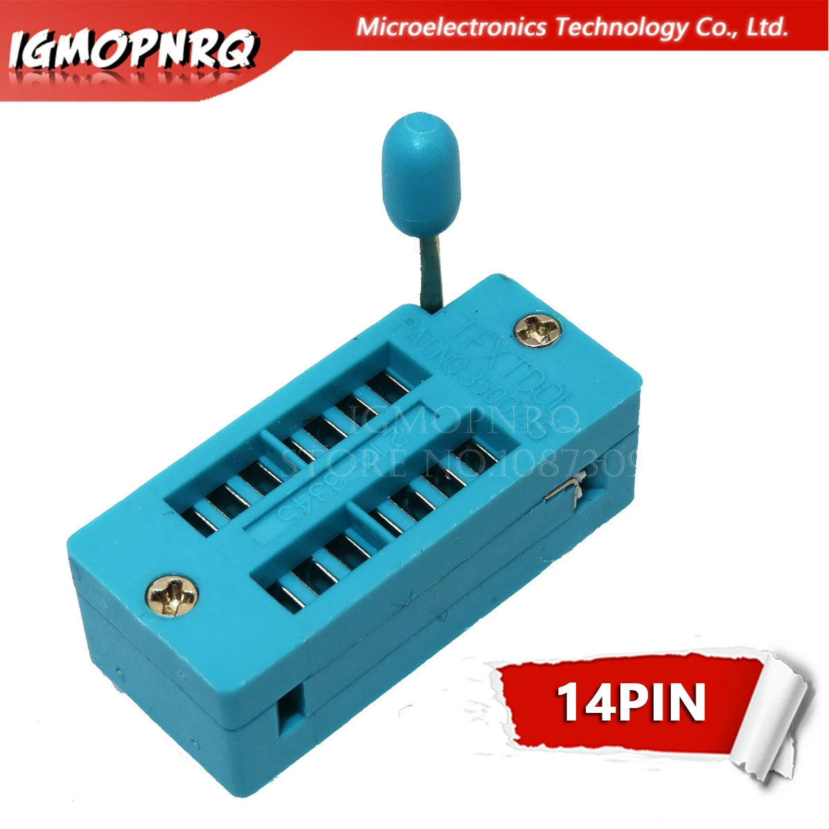 14P 1 шт. 14 16 18 20 24 28 32 40 P Pin 2,54 мм Зеленый DIP Универсальный ZIF IC Разъем тестовый паяльник с разъемом типа IC Разъем тестовое сиденье - Цвет: 14P