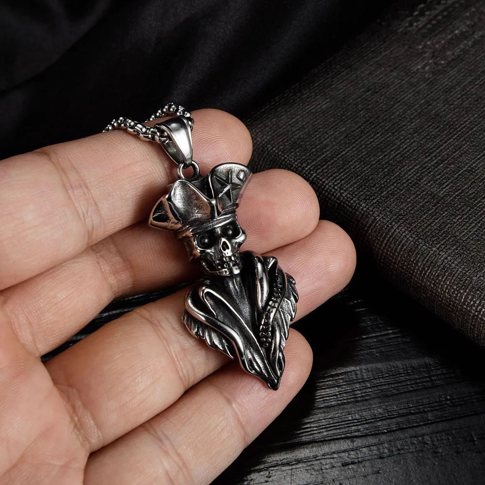 Мужское колье из нержавеющей стали Пиратская модель модное женское ожерелье