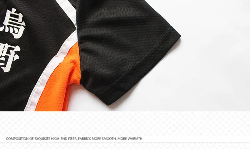 9 стиль аниме Haikyu! Haikyuu Cosplay Костюм Karasuno Koukou высокий школьный волейбол клуб Хината Shoyo спортивная рубашка Джерси