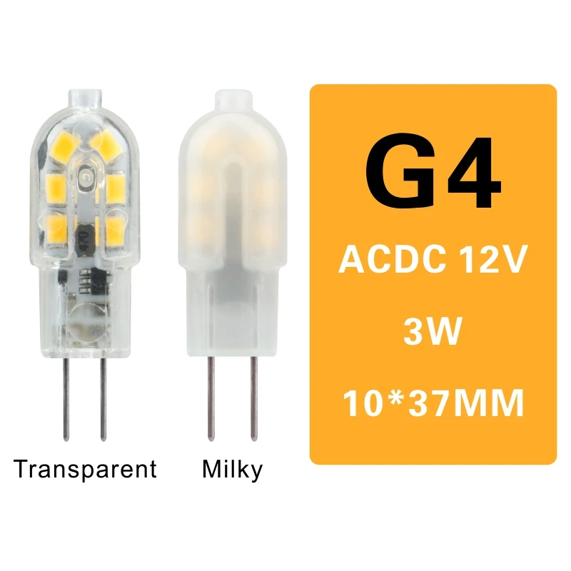 G4 3W AC DC12V G4 G9 светодиодный светильник 3 Вт 5 Вт AC 220 В DC 12 В мини светодиодный прожектор SMD2835 люстра высокое качество освещение заменить галогенные лампы - Испускаемый цвет: G4 3W AC DC12V