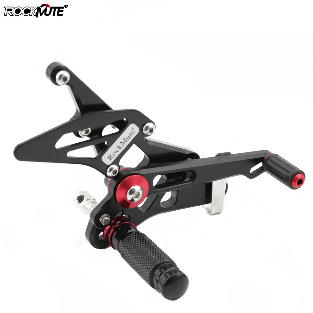 Мотоцикл Регулируемый Rider Rearset для SUZUKI GSX R1000 2009 2016 CNC Алюминиевые Подножки педаль