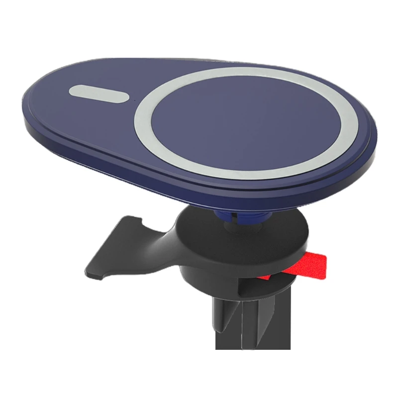 

Fast Charging Auto-Alignment Air Vent Car Holder Charger Car Phone Mount Magnetic Vent Cell Phone Holder Black / Blue