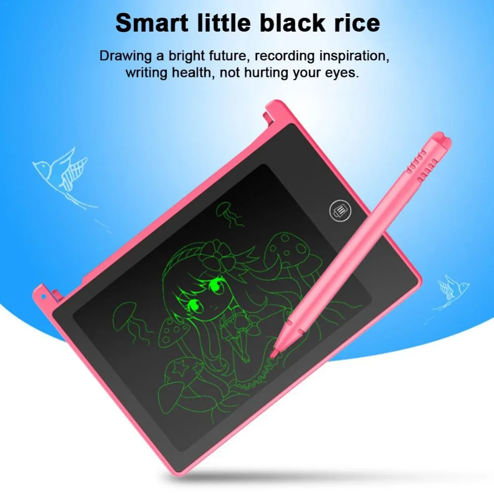 

4.4" LCD Tablet Portable Writing Pad Kid Graphic DIY Drawing Work Board Electronic Drawing Pad Doodle Board Gift for Kids