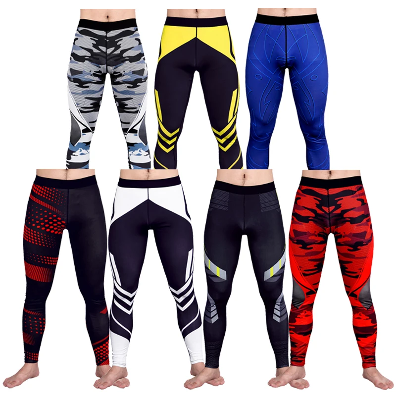 

Men's Tights CompressionTraining Wear Pants Running Leggings Men Mallas Deporte Fitness Leggings Tights Men Gym Skinny Trouser